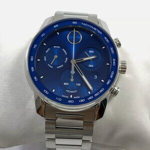 Movado Luxury Ocean Blue Men's Chrono Watch